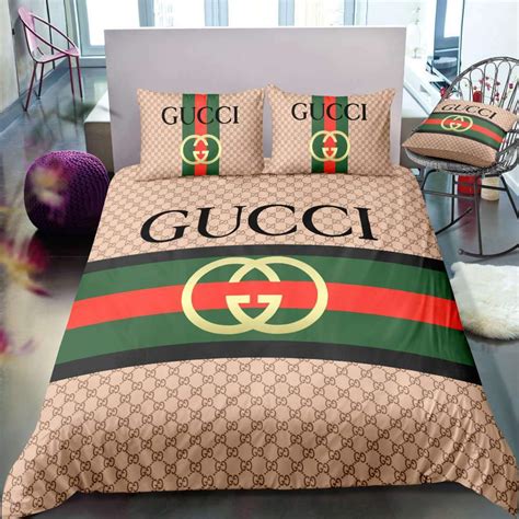 gucci gg bed cover|Gucci comforters and sheet sets.